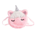 Kids Fashion Plush Bag Cute Unicorn Wallet
