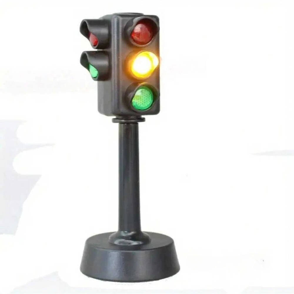 Mini Traffic Signs Road Light Block Children Safety Education Puzzle Traffic
