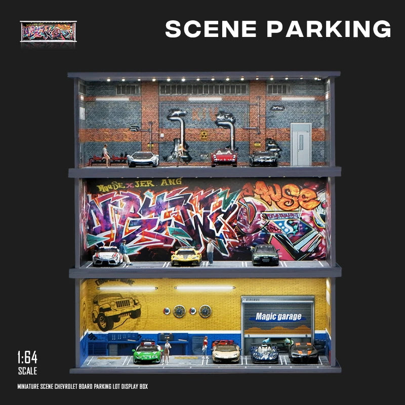 1:64 Garage Scene Model Simulation Collection