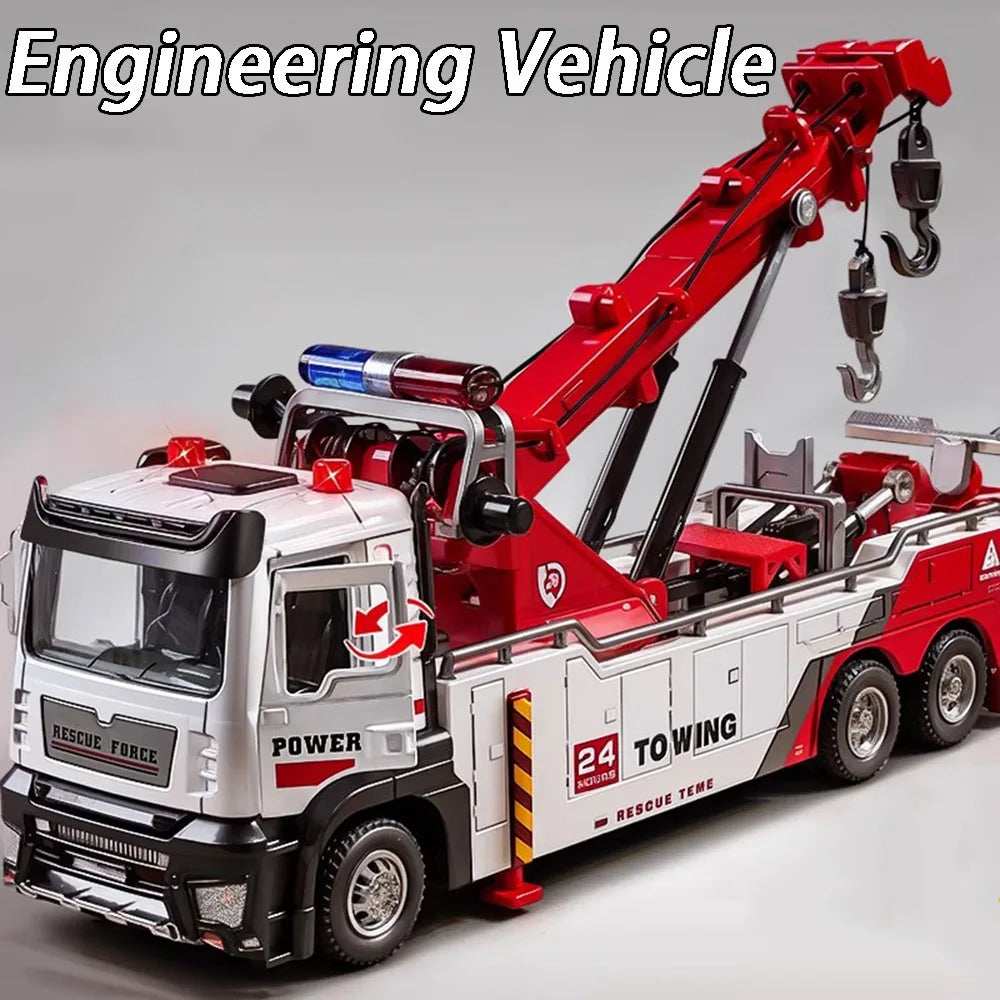 1:32 Car Model Toys Double Hook Clearing Vehicles Metal Diecast Doors