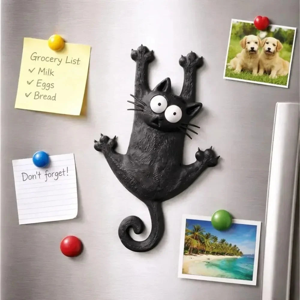 Creative Cute Magnetic Refrigerator Cat Magnet Home Decor