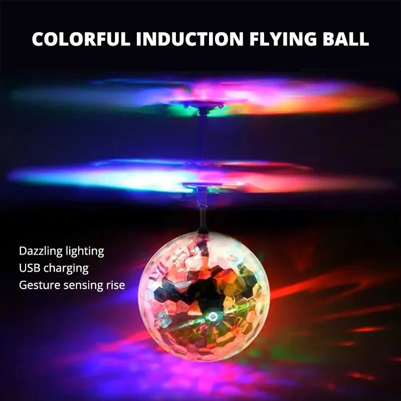 LED Light-Up Crystal Ball Gesture Control Toy