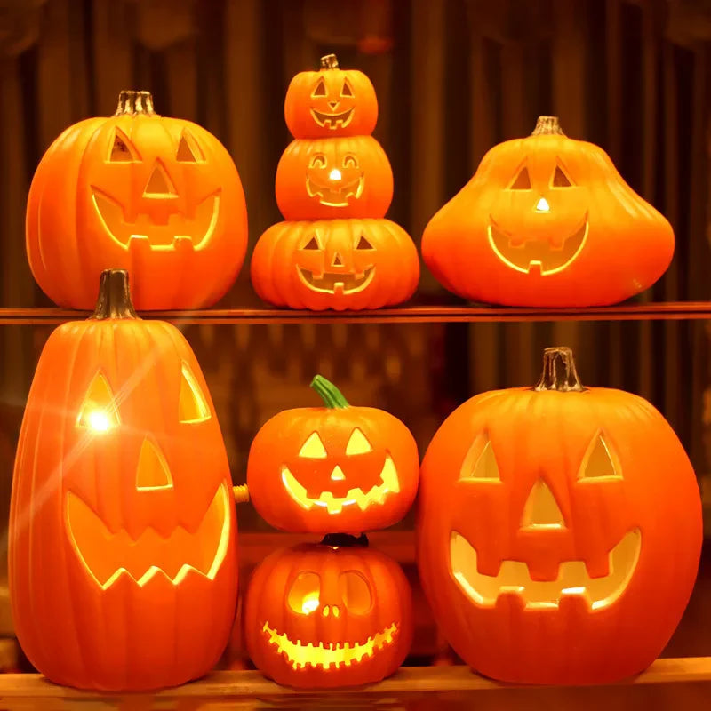 1Pc Decorative Pumpkin Halloween Props Lantern Outdoor