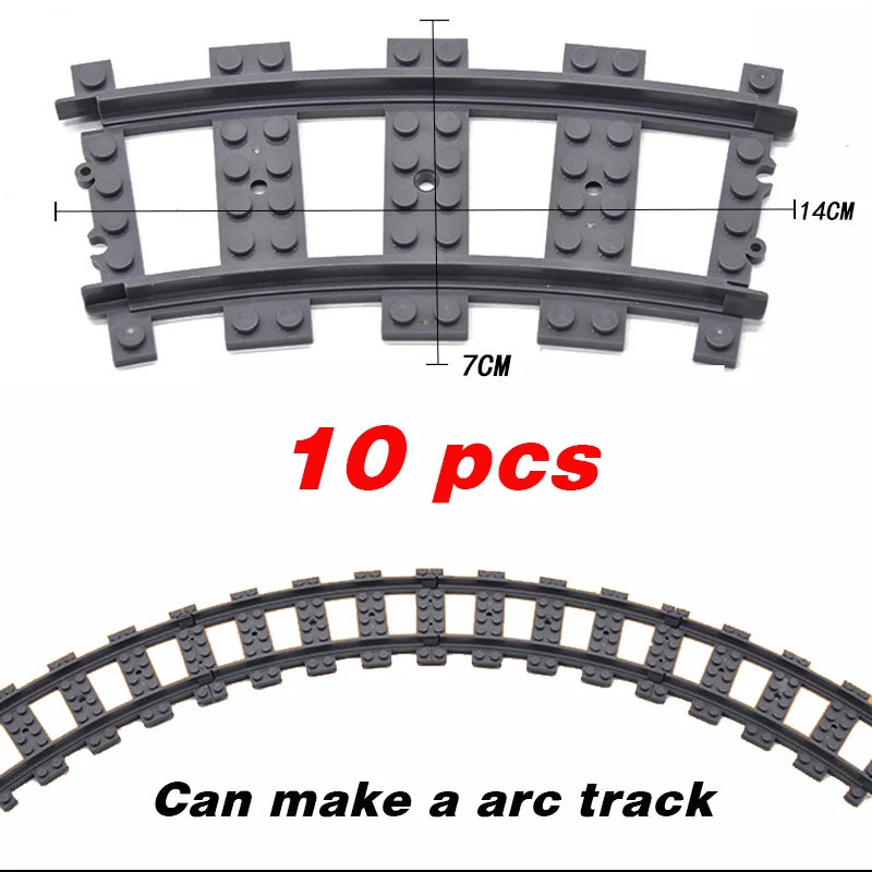 City Trains Building Block Railway Set STEM Toy