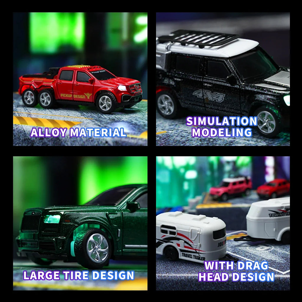 New RC Car MINI Alloy 1 64 Remote Control Car Convenient Carry 60 Minutes