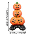 1Set Halloween Foil Balloons Pumpkin Ghost Witch Aluminium Foil Balloons Party