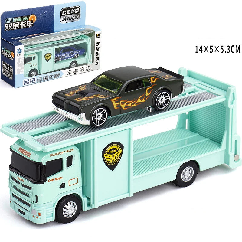 1:64 Scania Container Truck American Container Truck Alloy Diecast Model Car