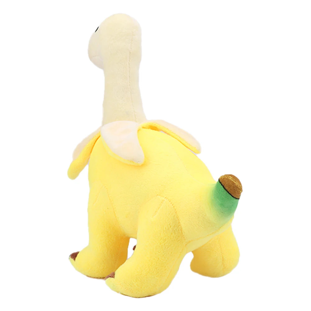 Cute Peeled Banana Brontosaurus Plush Toys Soft Stuffed Dragon Animals Kawaii