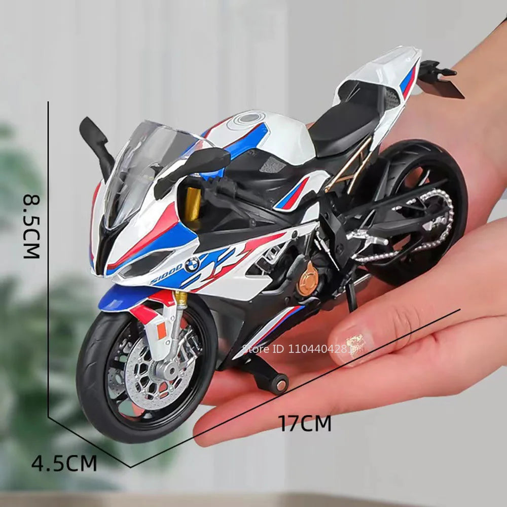 Scale 1:12 BMW S1000RR Honda CBR1000RR Alloy Diecast Motorcycle Miniature