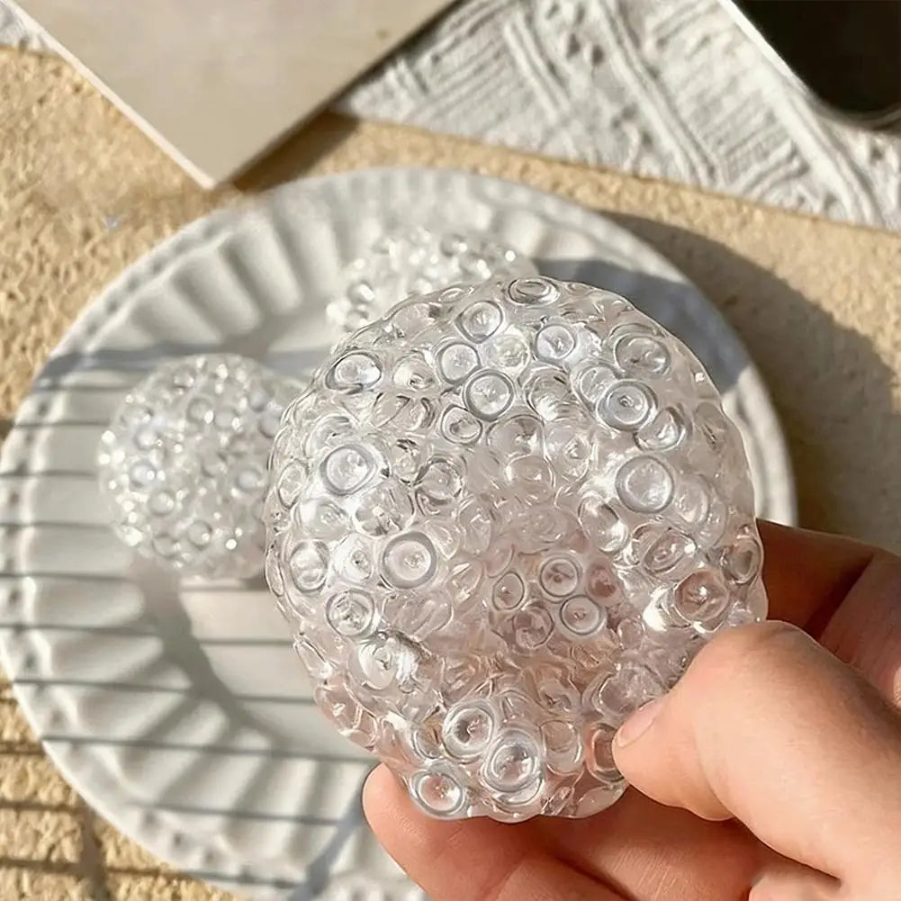 Ice Bead Squishy Ball Transparent Fidget Toy