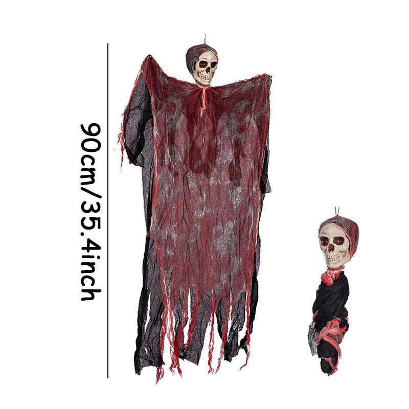 1pc 90CM Halloween Decor Skeleton Ghosts Hanging Decoration Party Bar Scary