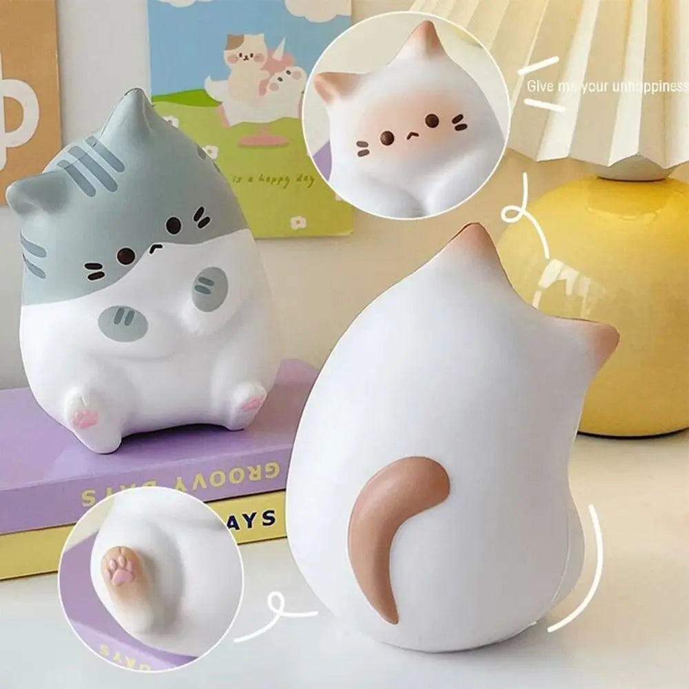 Cat Stress Relief Squishy Toy PU Slow Rise