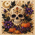 Halloween Ghost Pumpkin 3D Pearl Art DIY Kit
