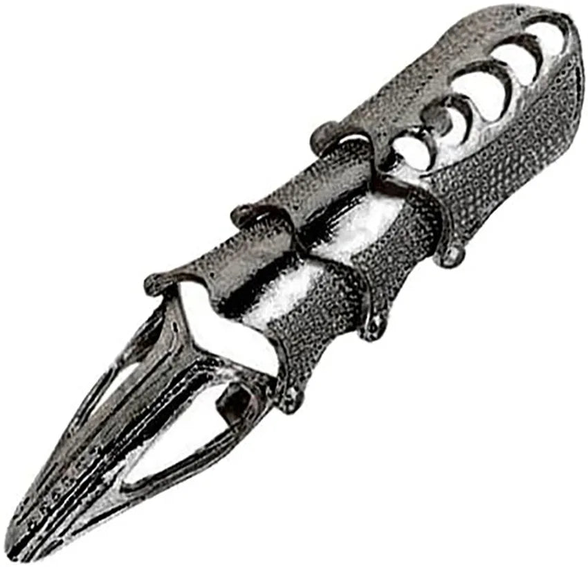 1 Fully Finger Hinged Fearless Warrior Ring, Detachable, with Adjustable Finger Size and Length