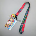 One Piece Cartoon Card Holder Luffy Work Card Student Card Holder Lanyard