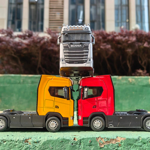1 50 Alloy Diecast Truck Head Car Model Toys Simulation Engineering Transport