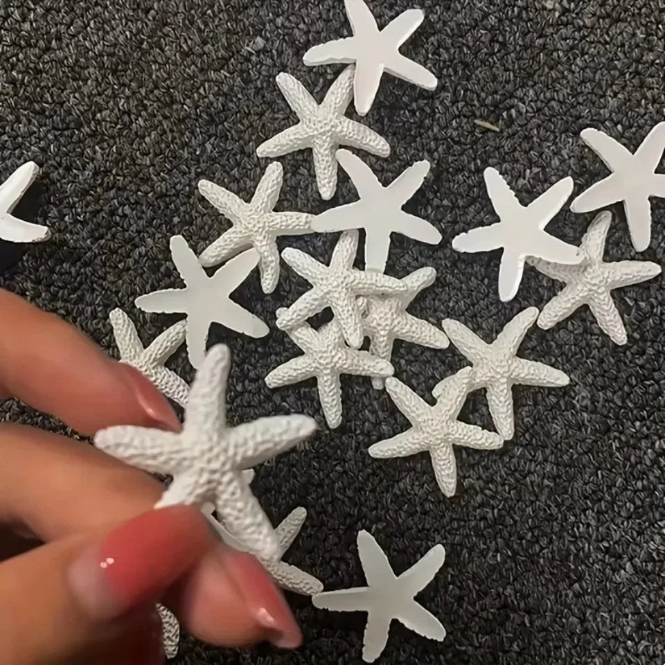 20pcs Versatile Resin Starfish Decorations Craft