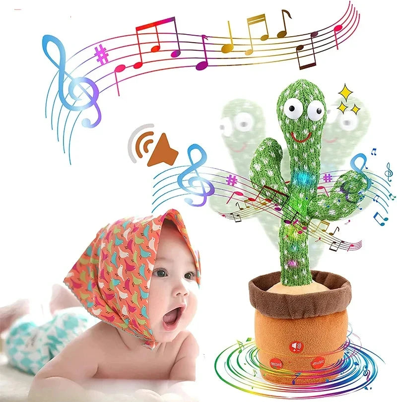 Entertaining Dancing Cactus Toy Repeat Talking