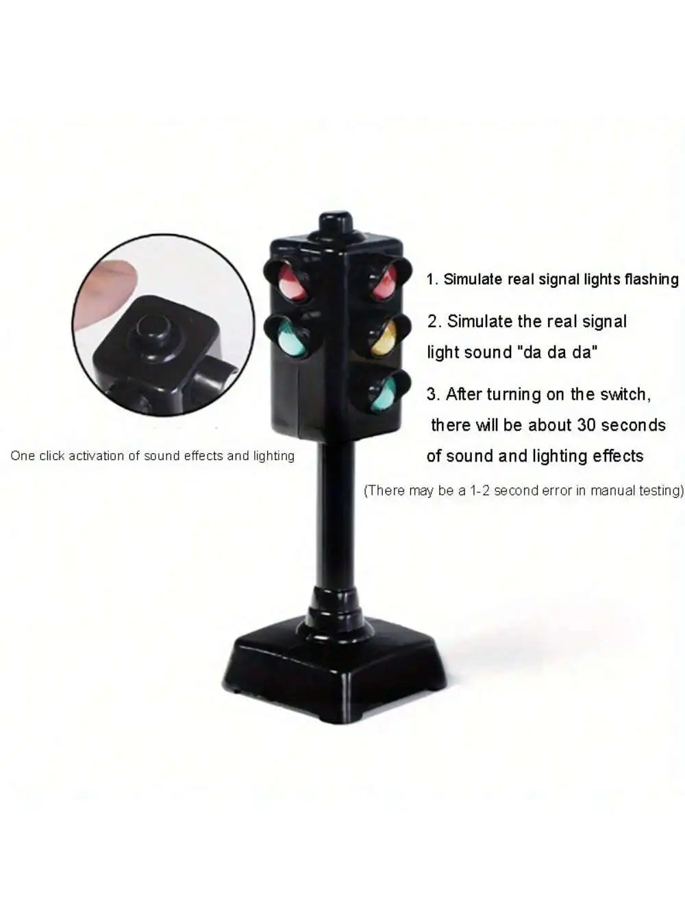 Mini Traffic Signs Road Light Block Children Safety Education Puzzle Traffic