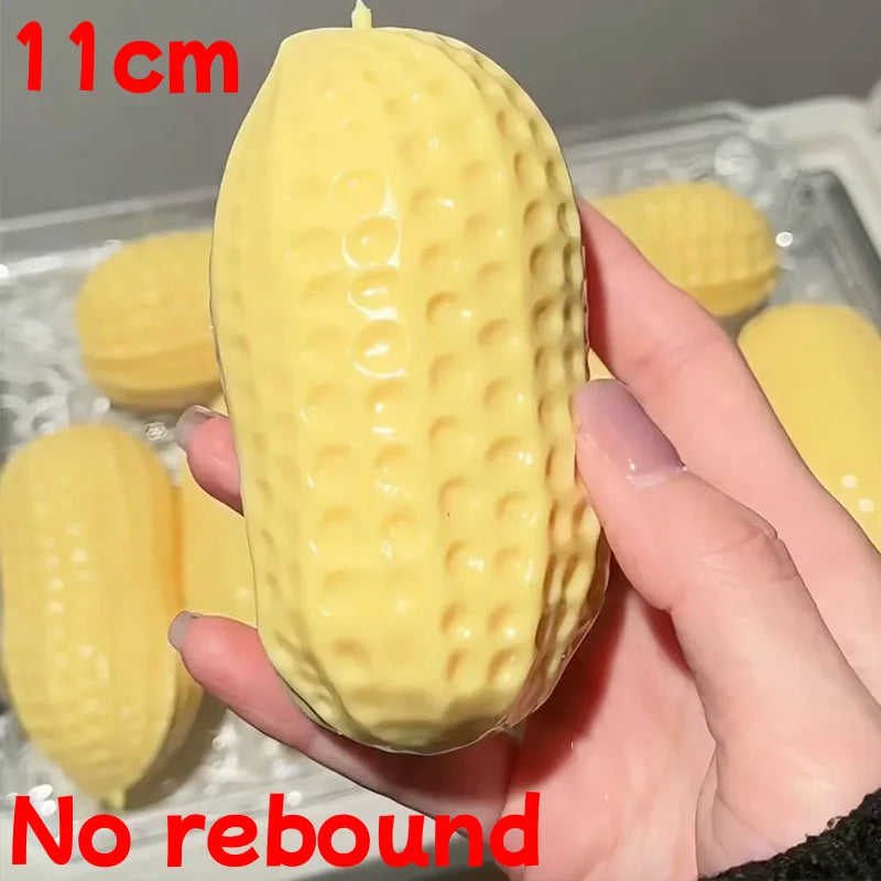 Squishy Peanut Stress Ball Fidget Relief Toy
