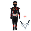 Boys Ninja Deluxe Costume Kung Fu Warrior Outfit