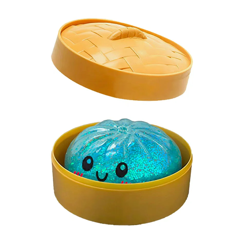 Glitter Dumpling Squishy Toy 6 Styles Box