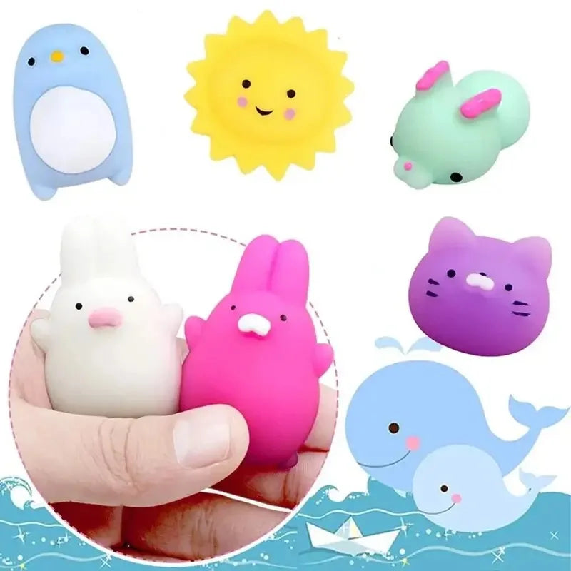 20 Pcs Random Cute Animals Vent Stress Toys