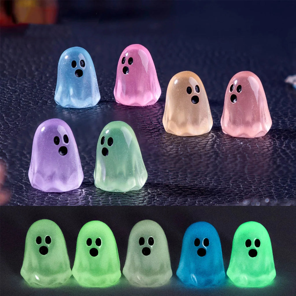 Luminous Ghost Figures LED Halloween Decoration Set