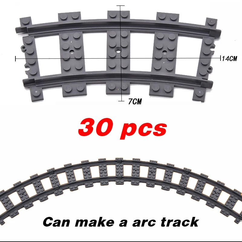 City Trains Building Block Railway Set STEM Toy