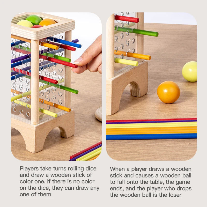 Interactive Wooden Stick Board Game Parent Child
