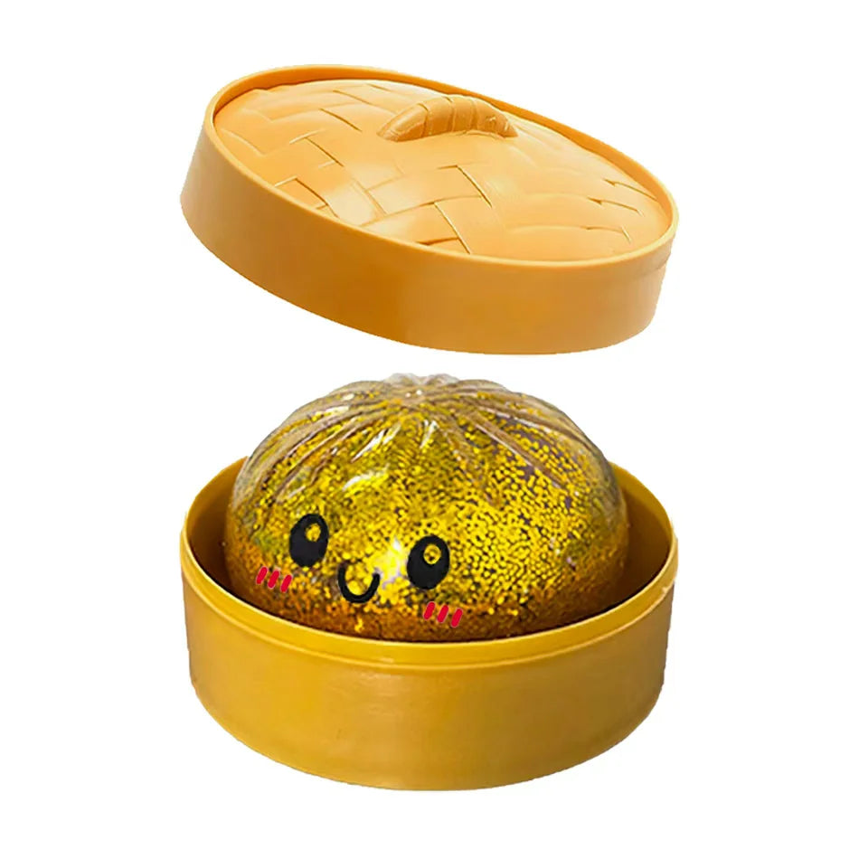 Glitter Dumpling Squishy Toy 6 Styles Box