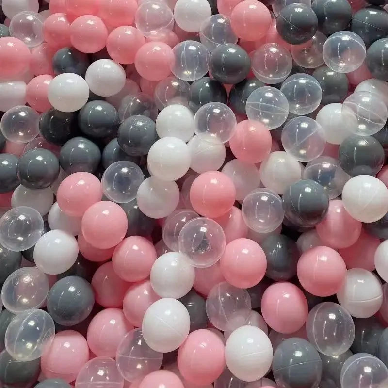100PCS Colorful Ball Pit Balls Soft Plastic Ocean Balls Indoor Outdoor Play