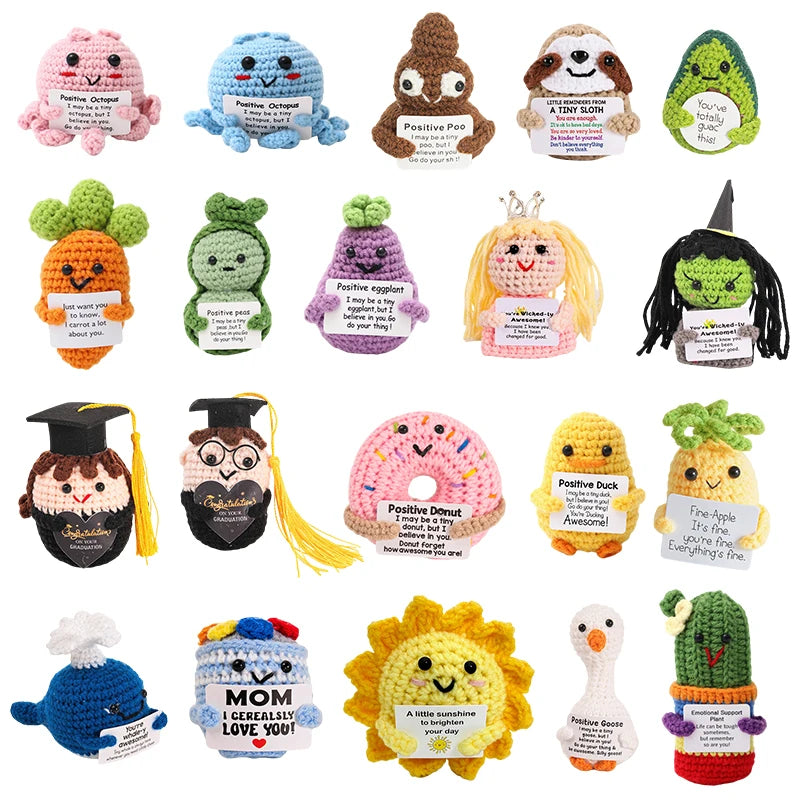 Crochet Positive Energy Doll Pocket Hug Halloween