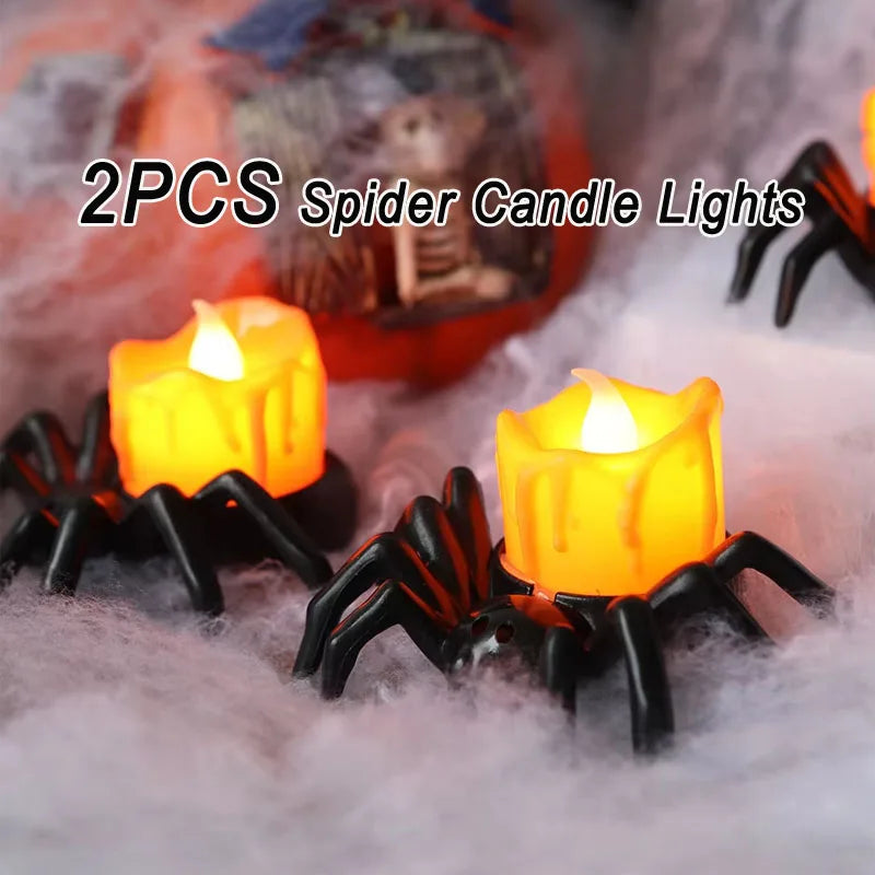 10/20PCS Cute Halloween Glowing Rings Bracelet Gift