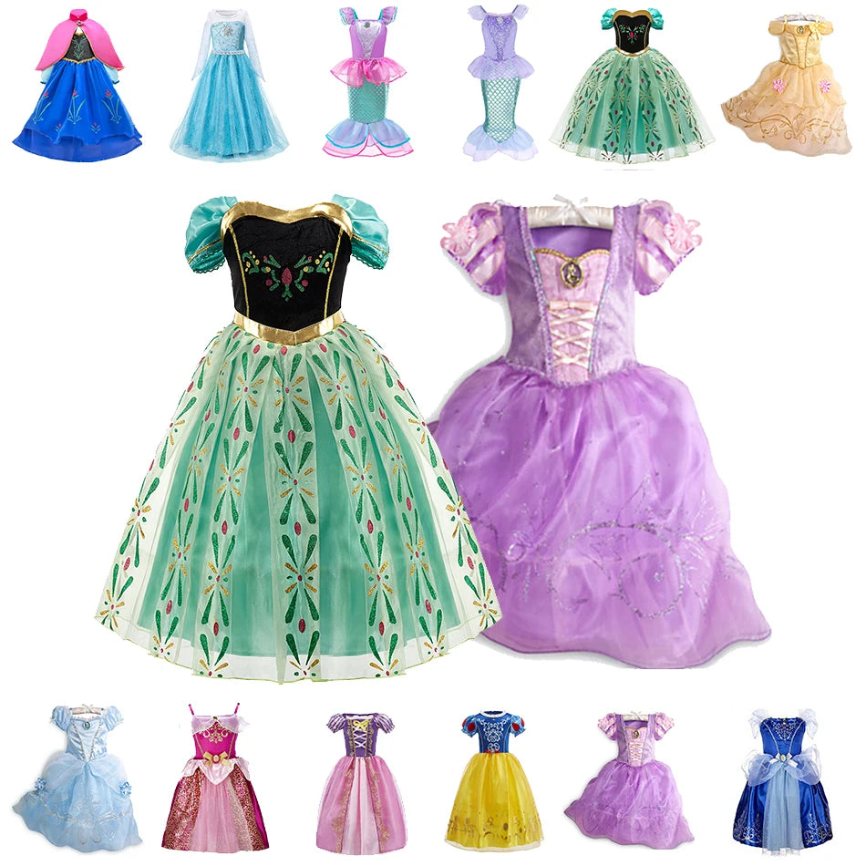 Girls Princess Costume Dress Multiple Styles
