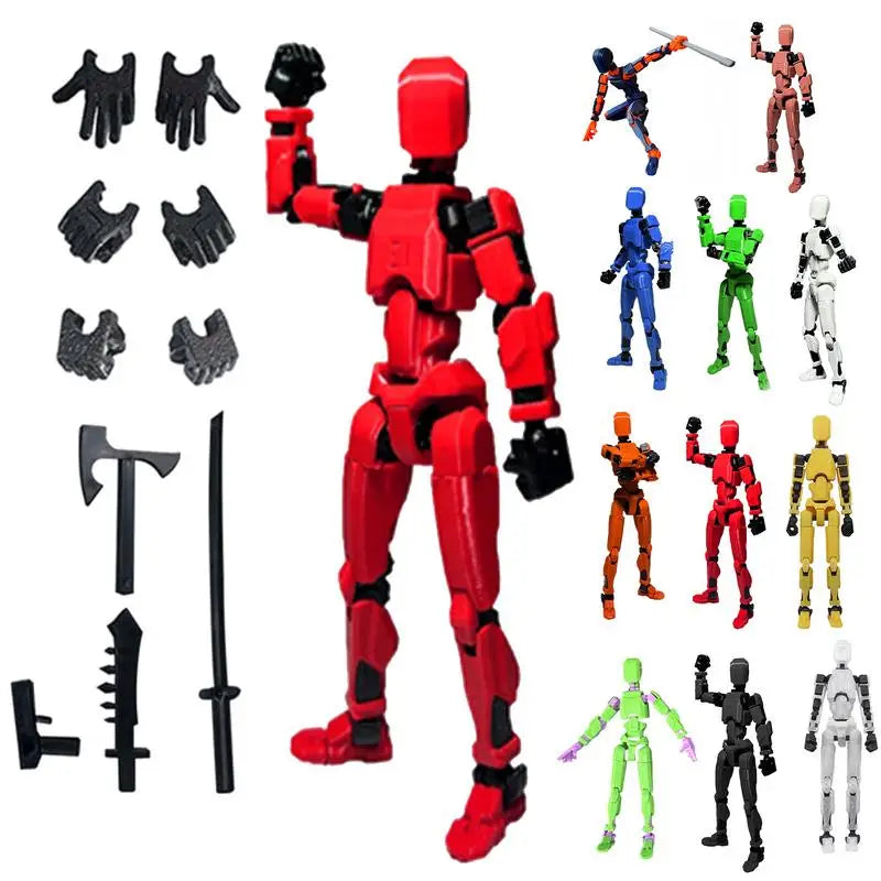 Action Doll Titan Multi Joint Mobile Transformation Robot Handheld T13 Action