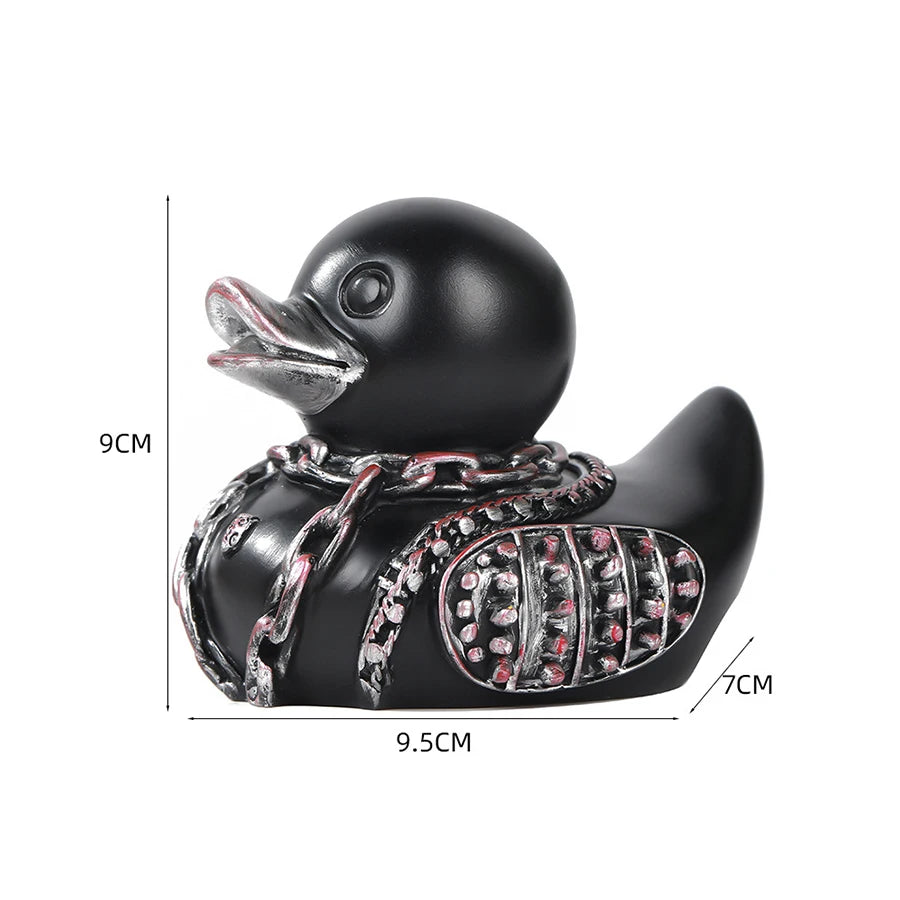 Dark Gothic Duck Sculpture Satanic Resin Art Statue Punk Home Decor Witch Altar
