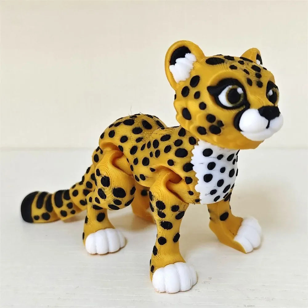 3D Printing Model Multiple Animal Appearance Multi-joint Movable Room Decoration