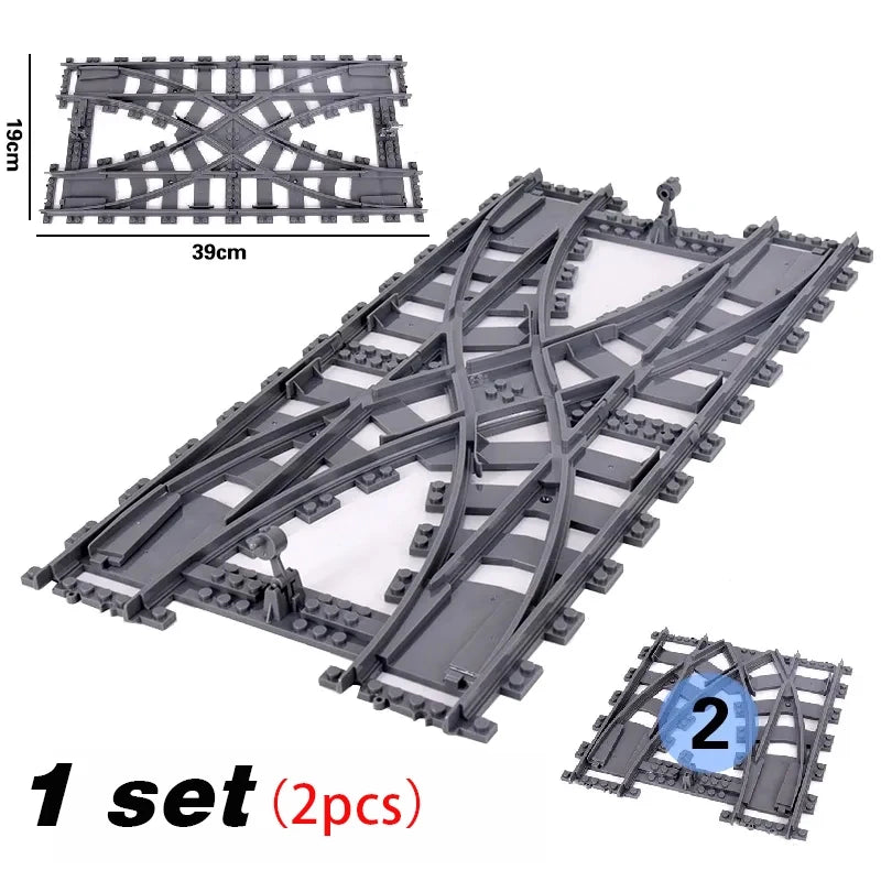City Trains Building Block Railway Set STEM Toy