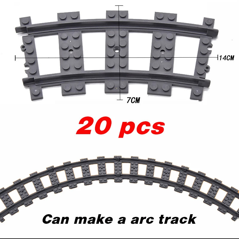 City Trains Building Block Railway Set STEM Toy