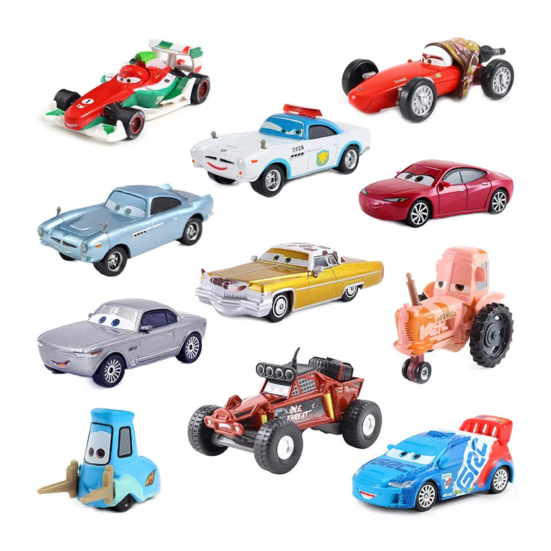 Cars 3 Pixar 1:55 Diecast Vehicle Metal Bodywork Alloy Material Child Toys