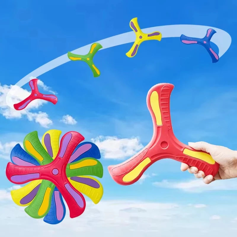Boomerang Soft Three-leaf Cross Night Light Toy