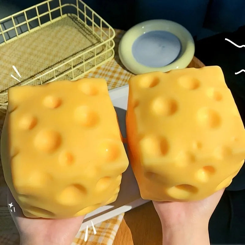 Giant Cheese Squeeze Toy Extra Large Squishy