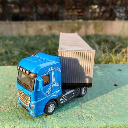 1 50 Simulation Large Truck Toy Car Model Alloy Diecast Transport Container