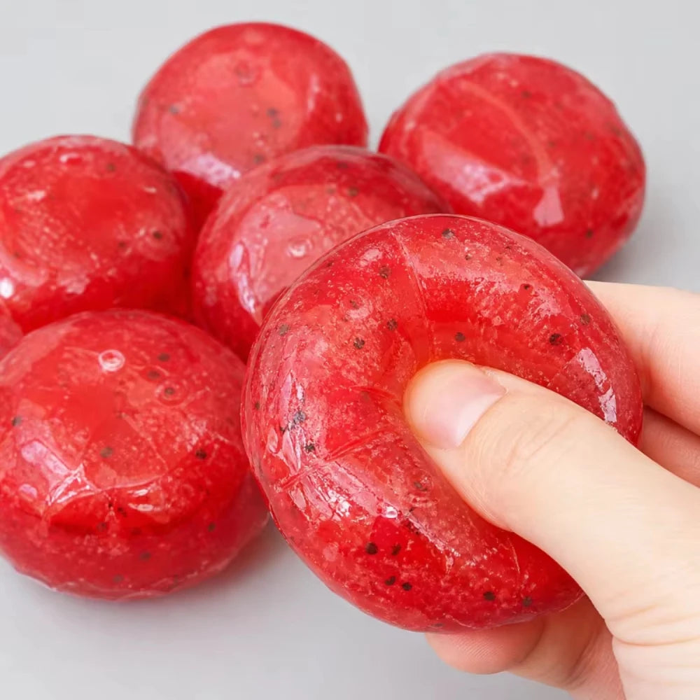 Handmade Watermelon Slushy Squishy Slow Rebound