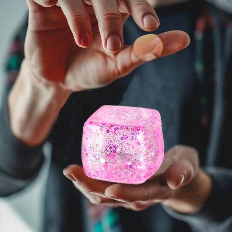 Maltose Cube Stress Squeeze Toy Colorful