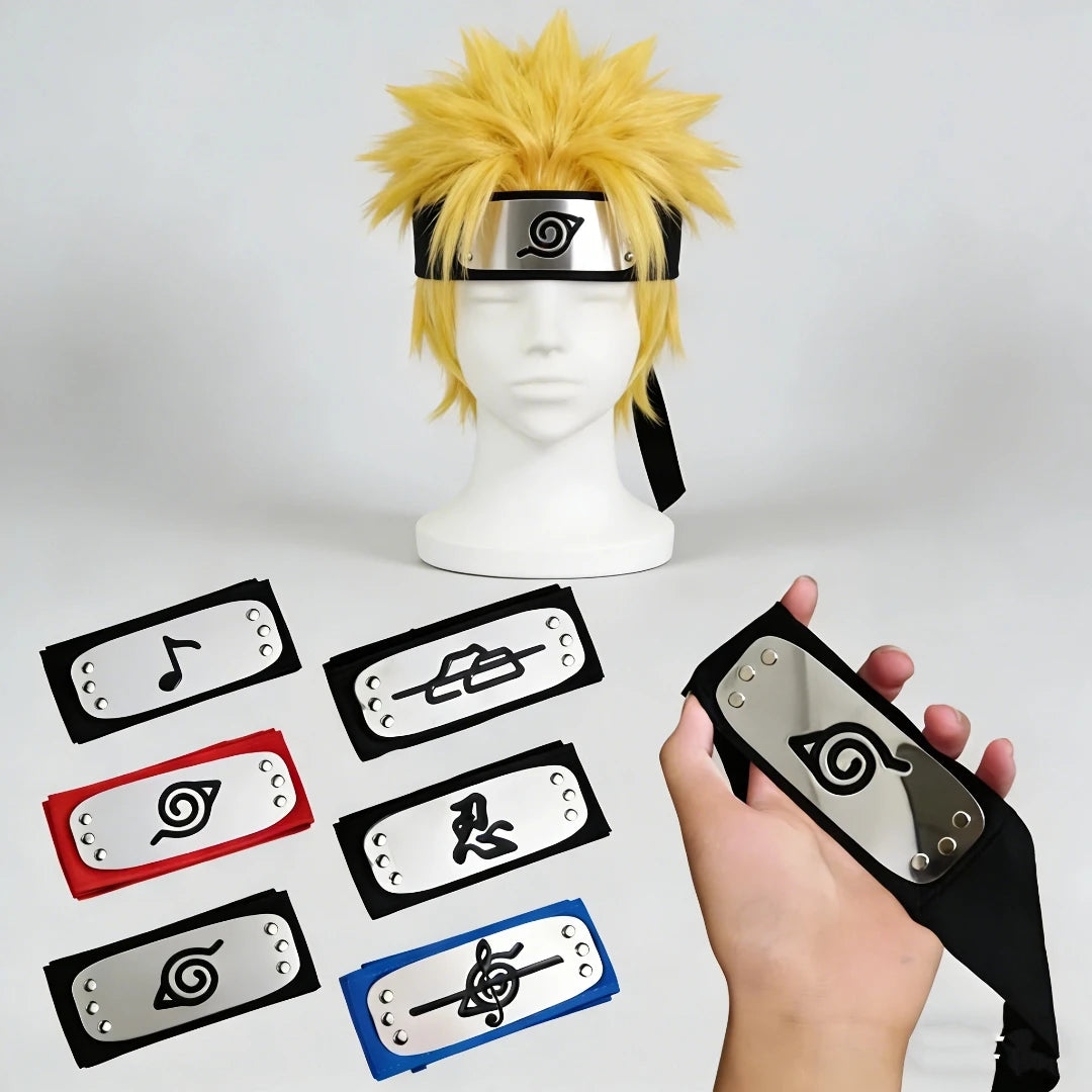 Bandai Naruto Sasuke Headband rebel ninja Konoha protective forehead Kakashi