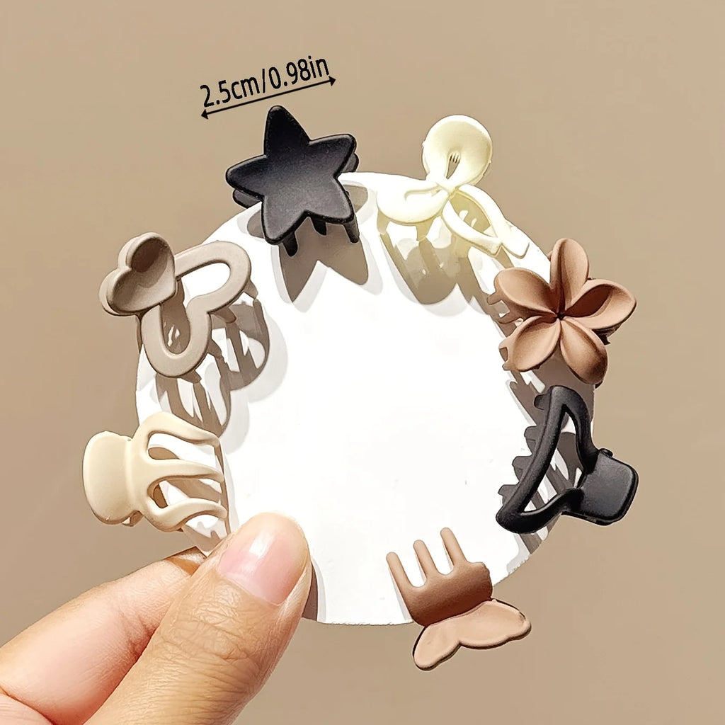 5 10 20 30pcs Beige Mixed Pack Small Clips Cute Girl Accessories Daily Use