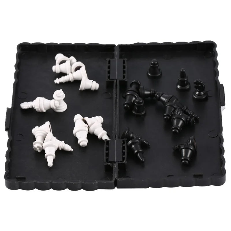 Mini Magnetic Chess Set Folding Portable Board Game