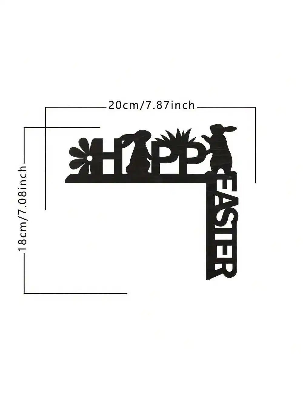 1pc Modern Metal Toilet Door Sign Stylish Thinking Room Wall Sculpture